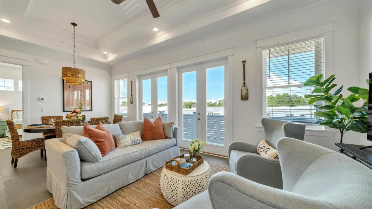 Current Affairs Brand New 2 Bedroom Townhome In Prominence Golf Cart Included Inlet Beach Esterno foto
